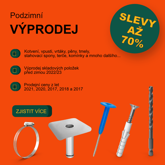 Výprodej skladu až -70%